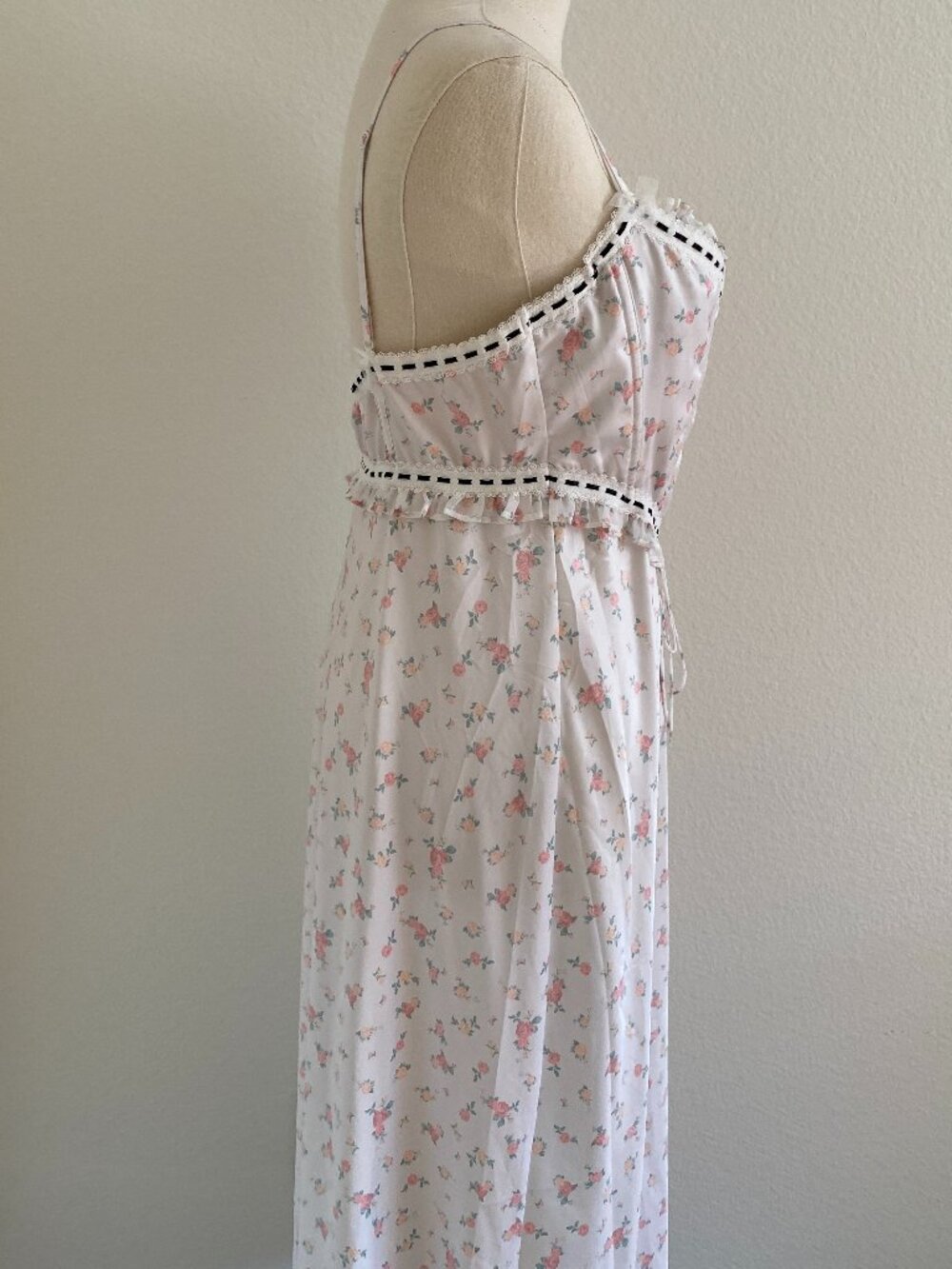 NWT For Love and Lemons Victoria's Secret Sabrina Midi Slip Dress - L - Picture 3 of 10